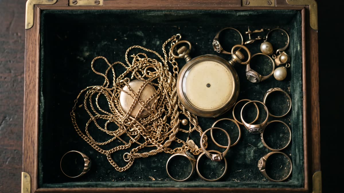 Has heredado una caja de joyas y no sabes qué hay dentro